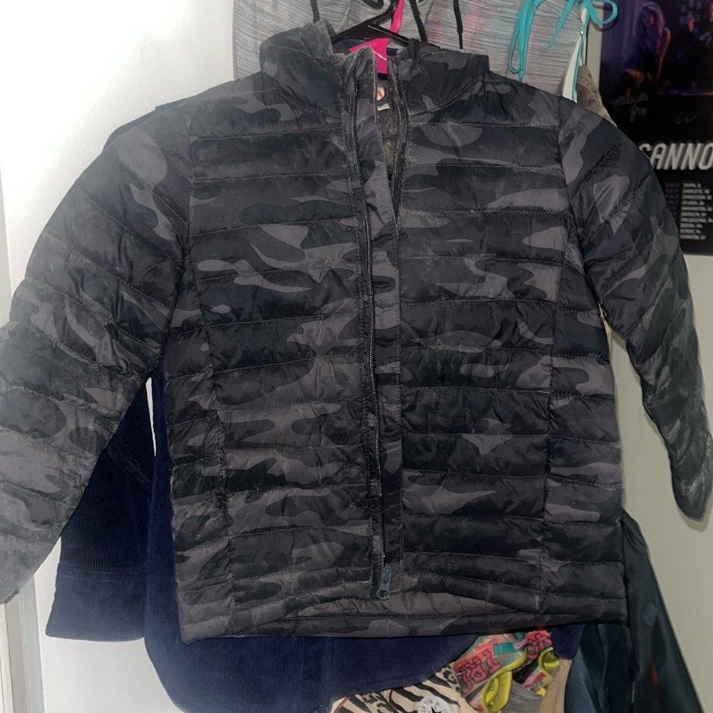 Boys, gap, lightweight, camo, puffer jacket